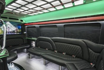 Salt Lake City Sprinter Party Bus Interior