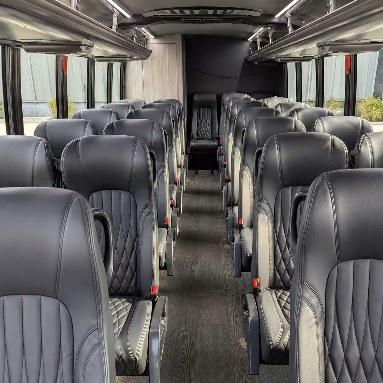 28 passenger minibus interior
