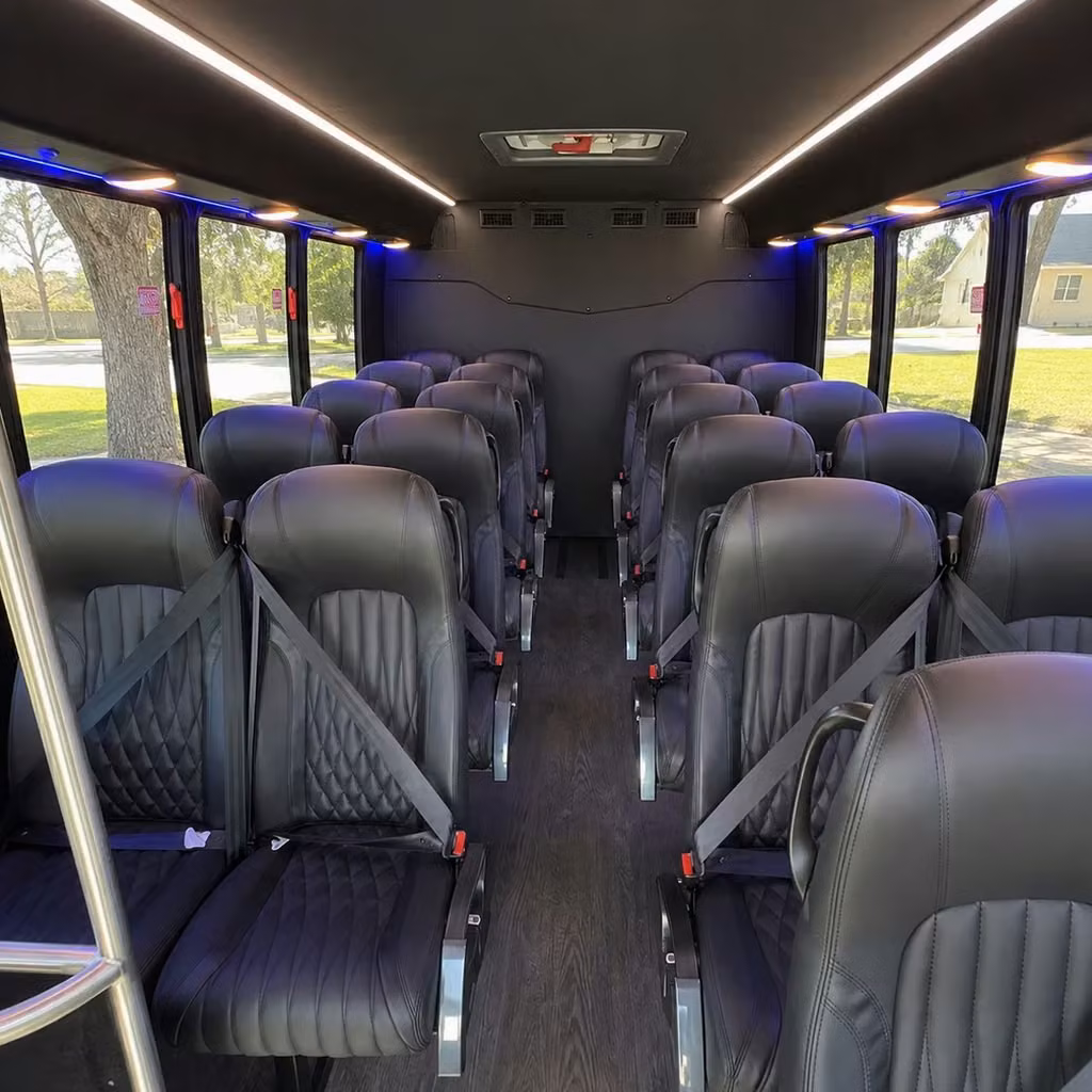 30 passenger minibus interior
