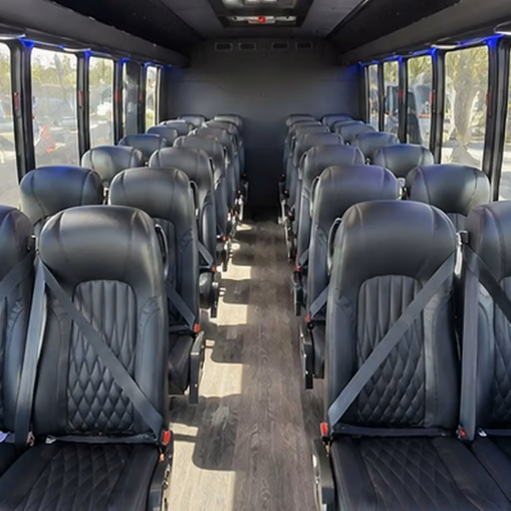 35 passenger minibus inside