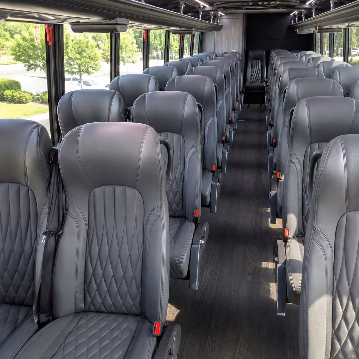 35 passenger minibus interior