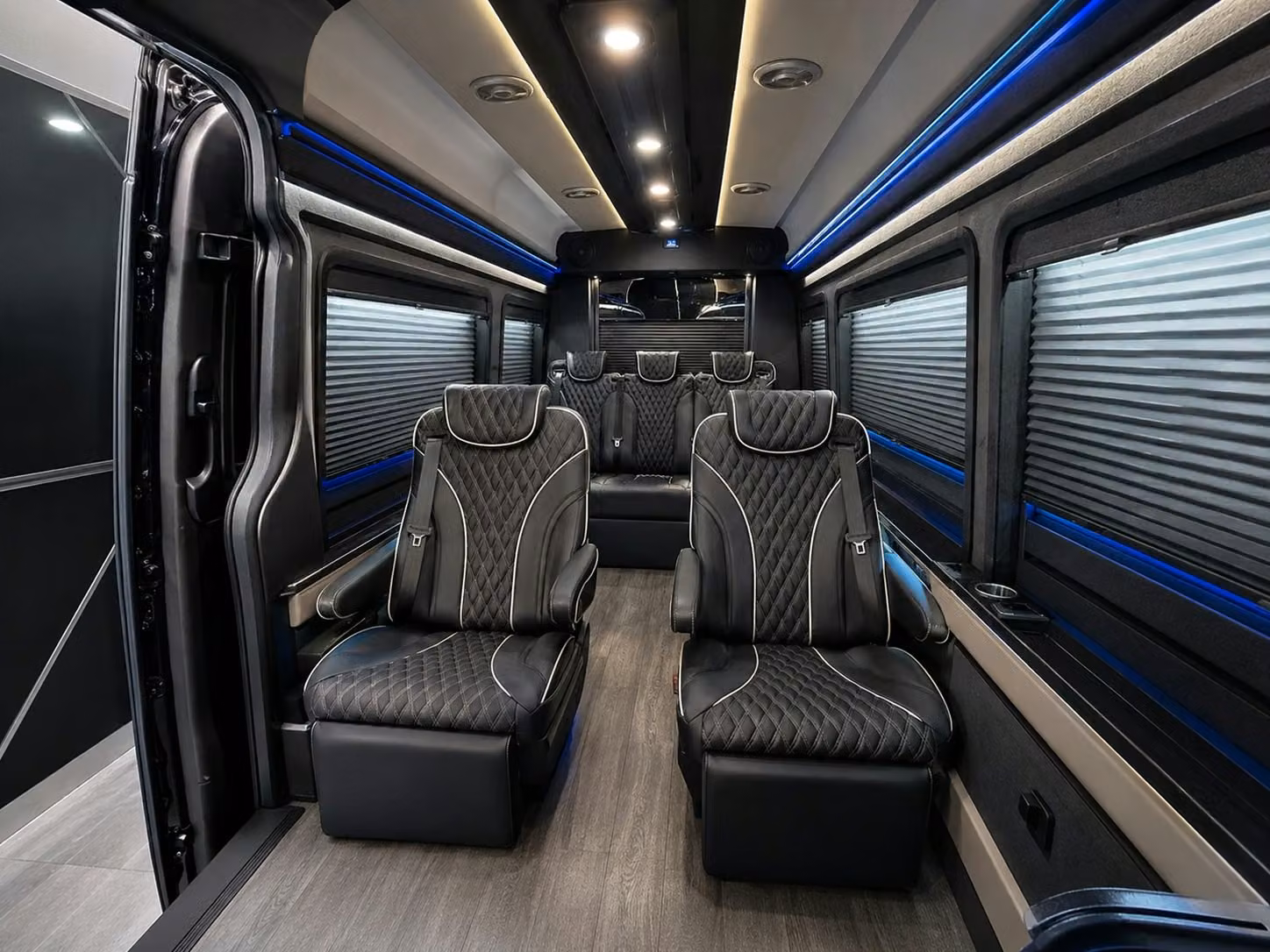 airport shuttle buses for wedding guests arriving in salt lake city