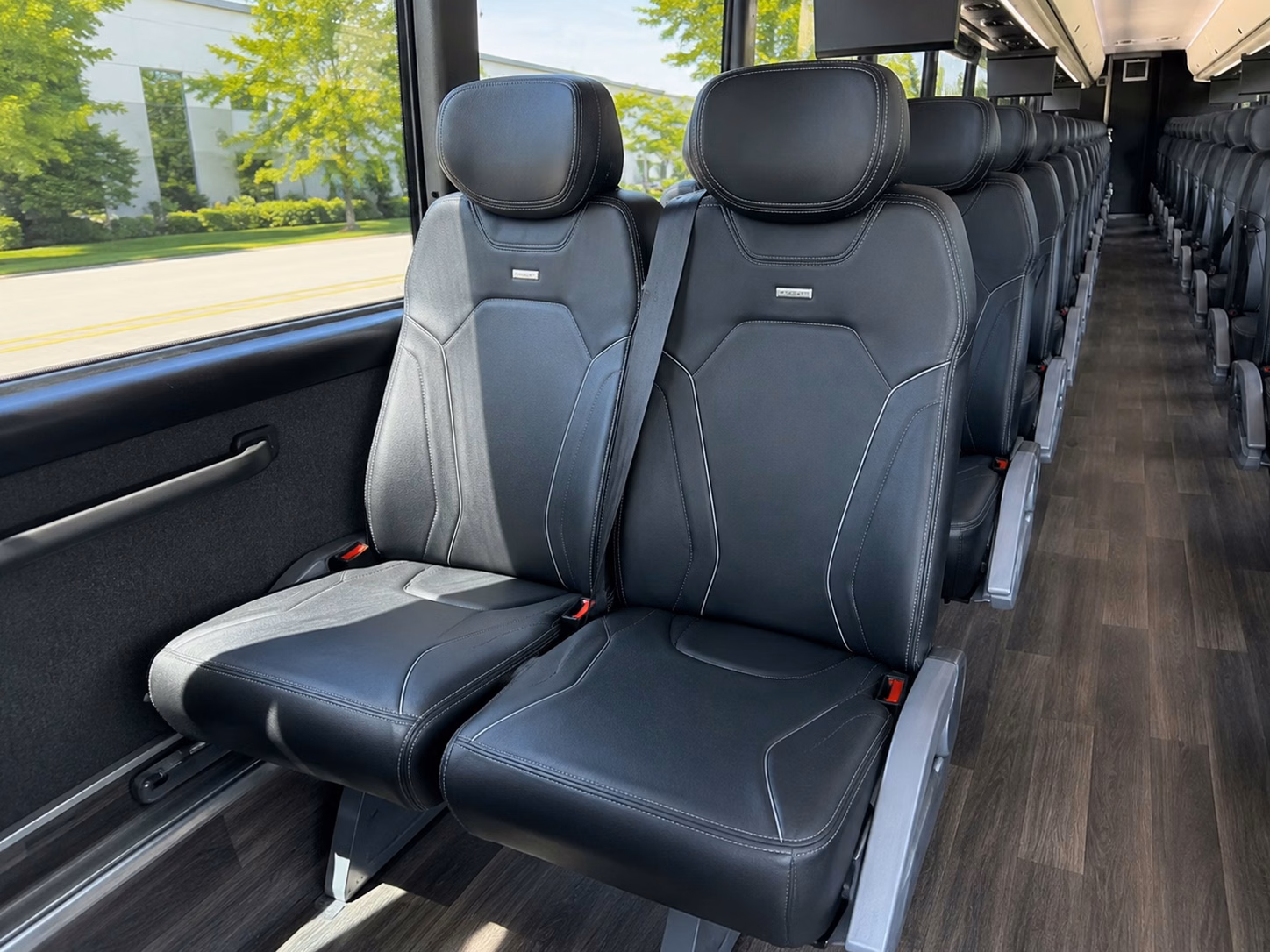 salt lake city charter bus interior