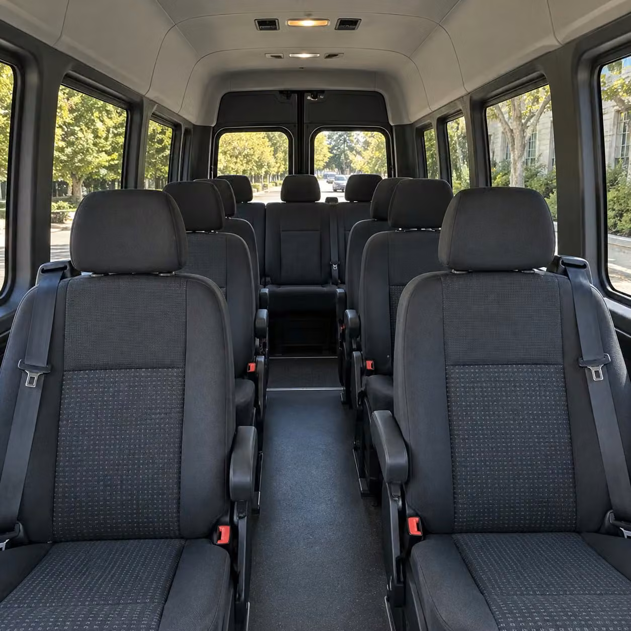 sprinter van with driver interior